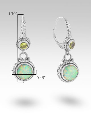 Courage to Trust Earrings™ in Novel™ Mystic Quartz - Lever Back - only found at SARDA™