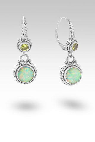 Courage to Trust Earrings™ in Novel™ Mystic Quartz - Lever Back - only found at SARDA™