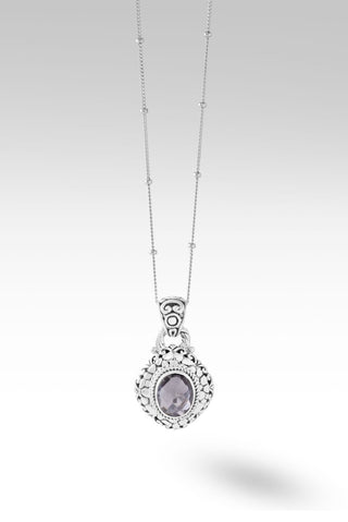 Crowned with Glory Necklace™ in Odyssey Black Knight™ Mystic Quartz - Single Stone - only found at SARDA™