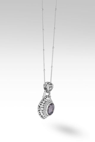 Crowned with Glory Necklace™ in Odyssey Black Knight™ Mystic Quartz - Single Stone - only found at SARDA™