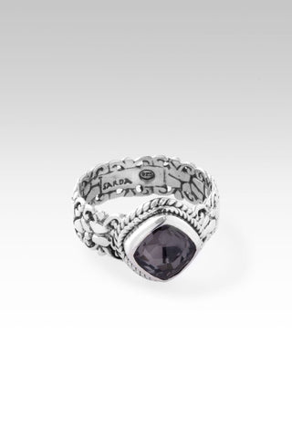 Crowned with Glory Ring™ in Odyssey Black Knight™ Mystic Quartz - Dinner - only found at SARDA™