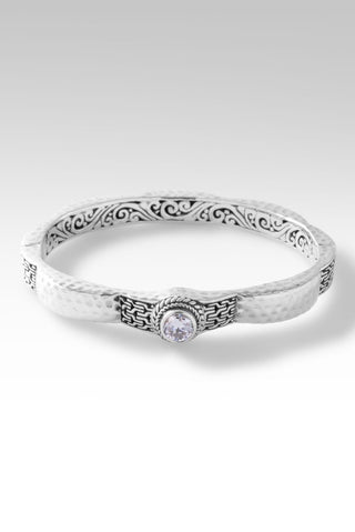 Cultivate Kindness Bangle™ in Moissanite - Bangle - only found at SARDA™