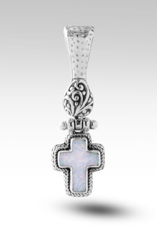Deborah Pendant™ in Cotton Candy Simulated Opal - Magnetic Enhancer Bail - only found at SARDA™