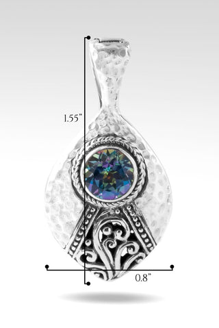 Delight My Soul Pendant™ in Unicorn Dreams™ Mystic Topaz - Magnetic Enhancer Bail - only found at SARDA™