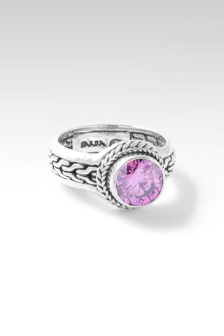 Devoted Ring™ in Pink Moissanite - Dinner - only found at SARDA™