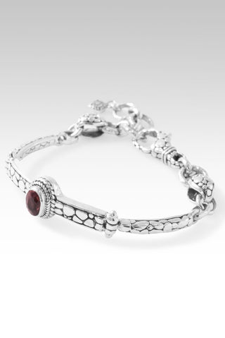 Divine Purpose Bracelet™ in Malaia Garnet - Single Stone - only found at SARDA™