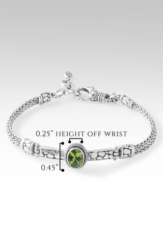 Divine Purpose Bracelet™ in Peridot - Single Stone - only found at SARDA™