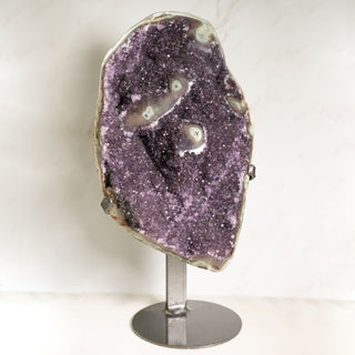 Drusy Amethyst on Metal Stand - Specimen - only found at SARDA™