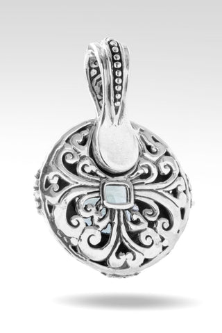 Embrace Imperfection Pendant™ in Prasiolite - Magnetic Enhancer Bail - only found at SARDA™