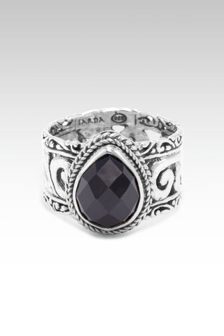 Enchanted Promise Ring™ in Black Spinel - Statement - only found at SARDA™