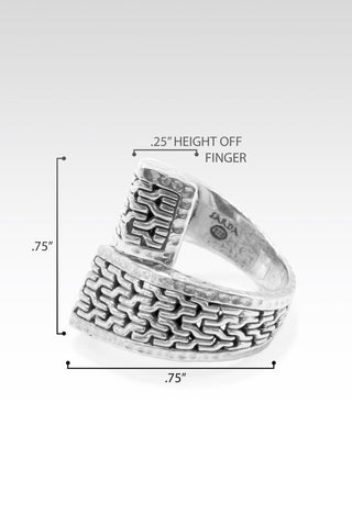 Endless Hope Ring™ in Chainlink - Bypass - only found at SARDA™
