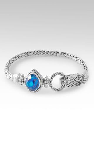 Endure Trials Bracelet™ in Bali Waters Abalone & Quartz Triplet - Single Stone - only found at SARDA™