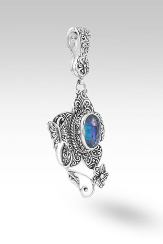 Ephemeral Pendant™ in Bluelicious™ Mystic Quartz - Magnetic Enhancer Bail - only found at SARDA™