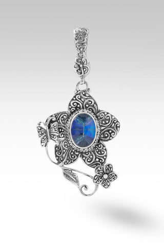 Ephemeral Pendant™ in Bluelicious™ Mystic Quartz - Magnetic Enhancer Bail - only found at SARDA™