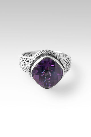 Eternal Life Ring™ in Legacy Orchid™ Mystic Quartz - Dinner - only found at SARDA™