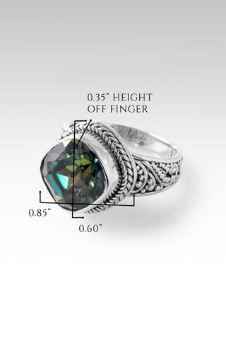 Eternal Life Ring™ in True Meiosis™ Mystic Quartz - Dinner - only found at SARDA™