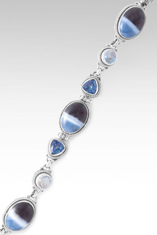 Ethereal Aura Bracelet™ in Banded Blue Opal - Multi Stone - only found at SARDA™