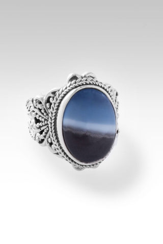 Ethereal Aura Ring™ in Banded Blue Opal - Statement - only found at SARDA™