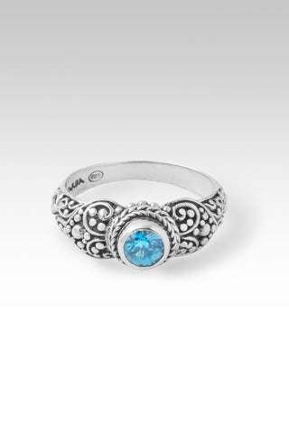 Euphony Ring™ in Blue Zircon - Stackable - only found at SARDA™