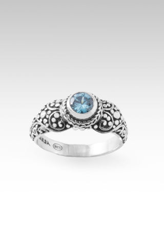 Euphony Ring™ in Blue Zircon - Stackable - only found at SARDA™