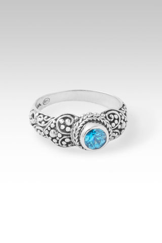 Euphony Ring™ in Blue Zircon - Stackable - only found at SARDA™