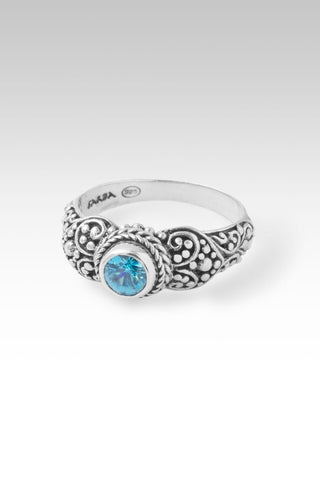 Euphony Ring™ in Blue Zircon - Stackable - only found at SARDA™