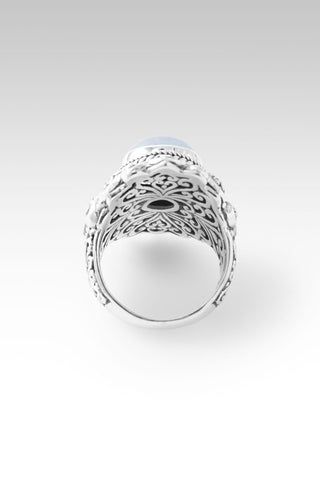 Everlasting Light Ring™ in Aquamarine - Statement - only found at SARDA™