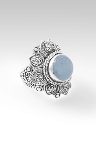 Everlasting Light Ring™ in Aquamarine - Statement - only found at SARDA™