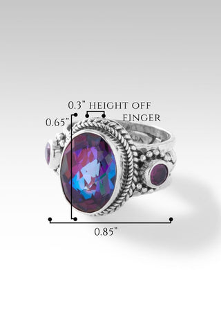 Exuberant Joy Ring™ in Xanadu™ Mystic Quartz - Dinner - only found at SARDA™