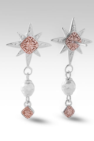 Faith Bursting Earring™ in 18K Rose Gold Over Sterling Silver - Stud Dangle - only found at SARDA™