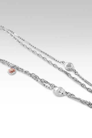 Faith Bursting Necklace™ in 18K Rose Gold Over Sterling Silver - Lobster Closure - only found at SARDA™
