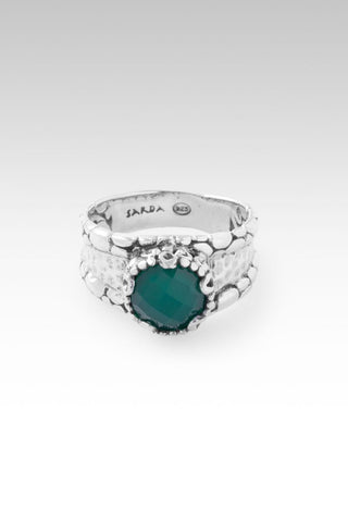 Faith in the Unseen Ring™ in Green Onyx - Dinner - only found at SARDA™