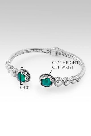 Faith in the Unseen Tip - to - Tip Bracelet™ in Green Onyx - Tip - to - Tip - only found at SARDA™