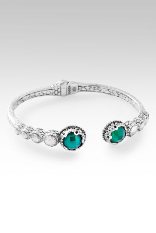 Faith in the Unseen Tip - to - Tip Bracelet™ in Green Onyx - Tip - to - Tip - only found at SARDA™