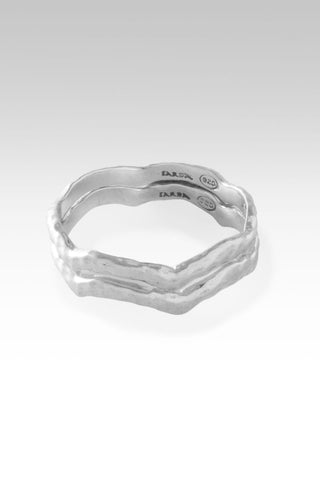 Faithful and True Ring Set of 2™ in High Polish - Stackable - only found at SARDA™