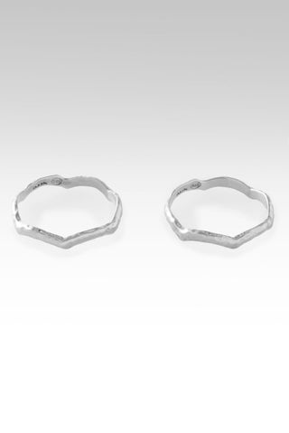 Faithful and True Ring Set of 2™ in High Polish - Stackable - only found at SARDA™