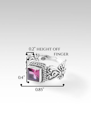 Faithful Devotion Ring™ in Malawi Pink Color Change Garnet - Dinner - only found at SARDA™