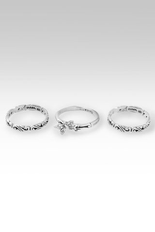 Faithful Flight Ring Set of 3™ in Bamboo - Stackable - only found at SARDA™