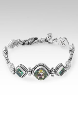 Faithful Heart Bracelet™ in Odyssey Limelight™ Mystic Quartz - Multi Stone - only found at SARDA™