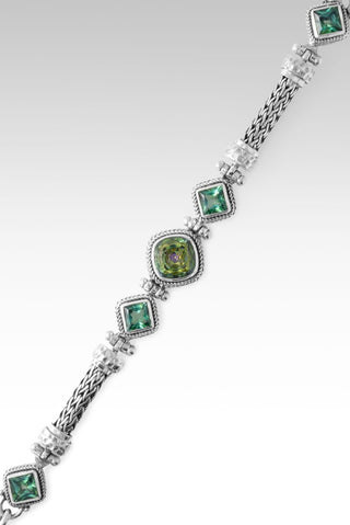 Faithful Heart Bracelet™ in Odyssey Limelight™ Mystic Quartz - Multi Stone - only found at SARDA™