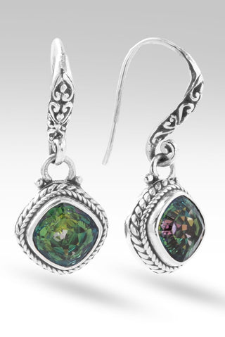 Faithful Heart Earrings™ in Odyssey Limelight™ Mystic Quartz - Lever Back - only found at SARDA™