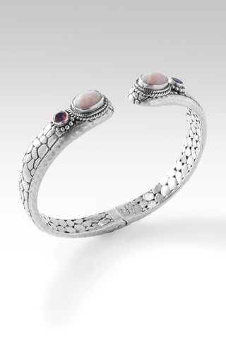 Faithful in Every Season Tip - to - Tip Bracelet™ in Peaches & Cream Simulated Opal - Tip - to - Tip - only found at SARDA™