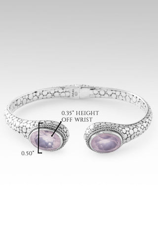 Faithful Servant Tip - to - Tip Bracelet™ in Cloud Pink Rose Quartz - Tip - to - Tip - only found at SARDA™