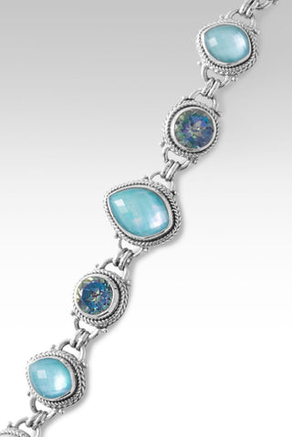 Faithful Walk Bracelet™ in Mexican Turquoise Mother of Pearl Quartz - Multi Stone - only found at SARDA™