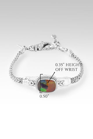 Fear Not Bracelet™ in Ammolite Triplet - Single Stone - only found at SARDA™