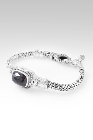 Fear Not Bracelet™ in Black Spinel - Single Stone - only found at SARDA™