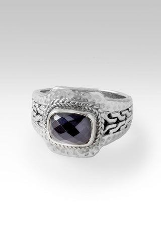 Fear Not Ring™ in Black Spinel - Dinner - only found at SARDA™