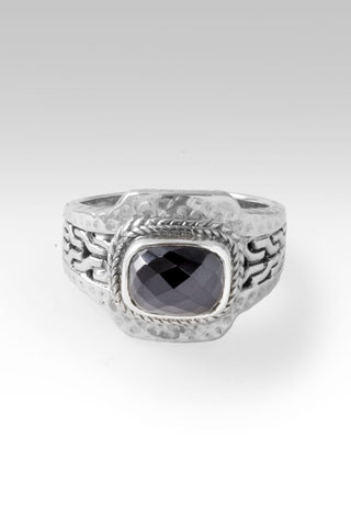 Fear Not Ring™ in Black Spinel - Dinner - only found at SARDA™