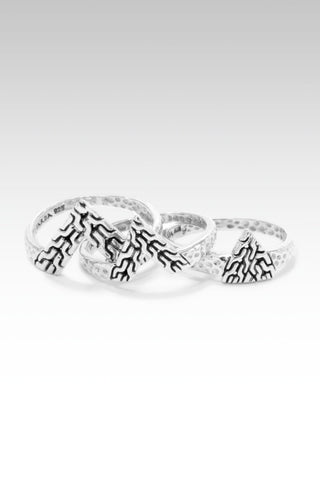 Find Refuge Ring Set of 3™ in Chainlink - Stackable - only found at SARDA™