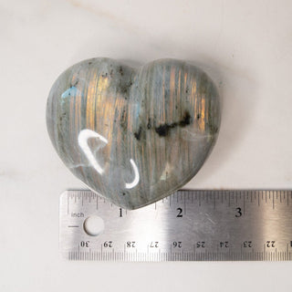 Fire Labradorite Heart - Specimen - only found at SARDA™